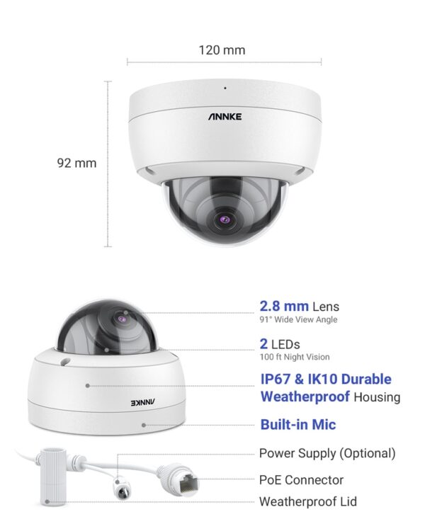 Outdoor IK10 Vandal-Proof Camera - Image 5