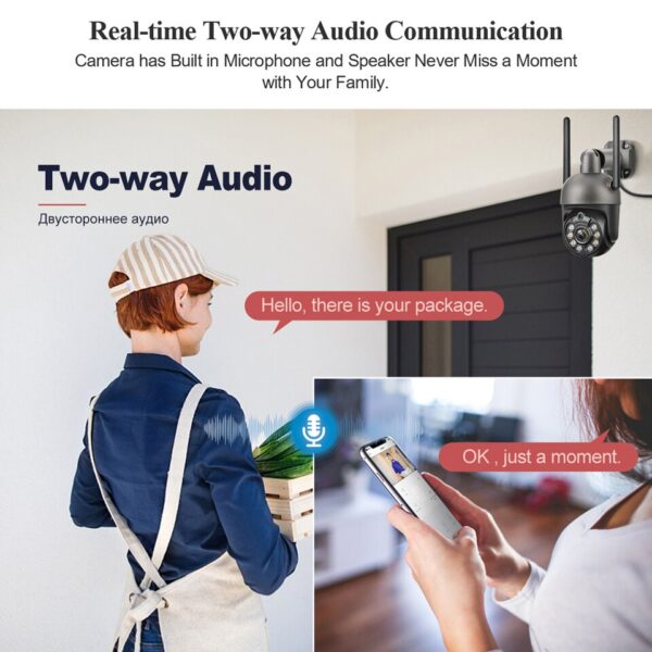 Two-Way Audio WiFi IP Security Camera - Image 3