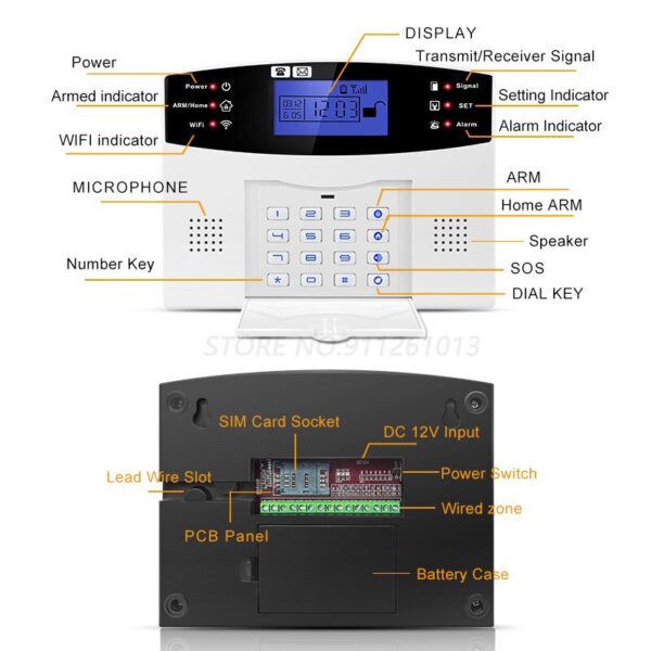 WiFi GSM Alarm System - Home Security - Image 3