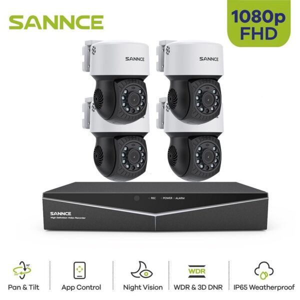 SANNCE HD Video Surveillance Kit