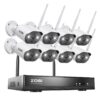 ZOSI WiFi Security Camera System - 8CH, 2K H265+